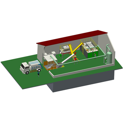 Máquina de abonamiento comercial del fertilizante orgánico de TOGO Automatic Food Waste To