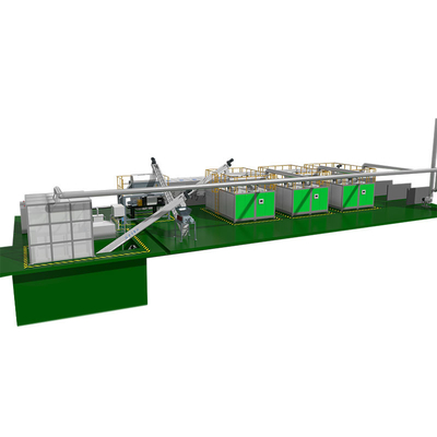 máquina inútil orgánica automática del reciclaje de residuos orgánicos de la máquina del fertilizante 380V