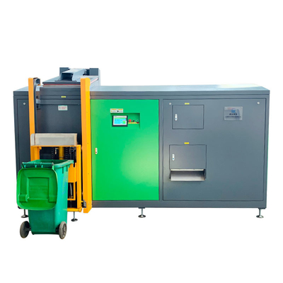Basura comercial de abonamiento inútil de la comida de la máquina de la cocina del CE 1000KG/D que abona el sistema