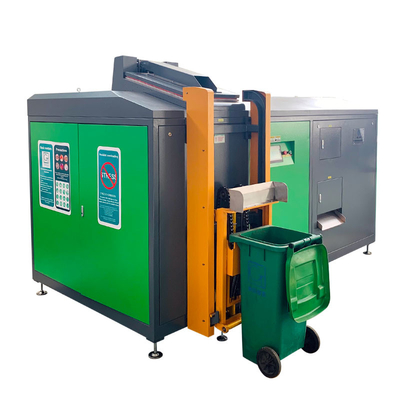 Reciclaje de residuos verde silencioso de abonamiento inútil de la máquina de la cocina de la pantalla táctil 1000KG/Day