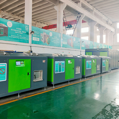 Máquina de abonamiento inútil orgánica automática 500KG/Day del reciclaje de residuos orgánicos de la cocina de la máquina