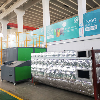 máquina TOGO Organic Waste Management Equipment del fertilizante del estiércol vegetal del PLC 5000KG/Day