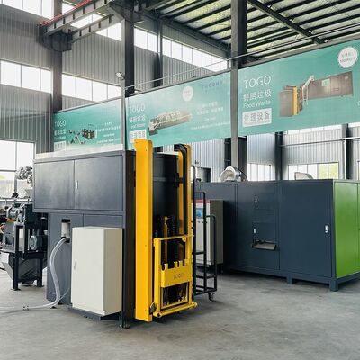 Fácil de operar Alimentación automática 3000KG Capacidad diaria Compostor de residuos orgánicos y compostor de residuos alimentarios