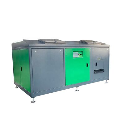 Máquina de compostaje totalmente automática de residuos alimentarios de materiales 304 con capacidad de 500 kg/día y construcción SUS304+Q235B