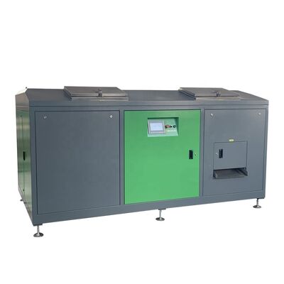 Máquina de compostaje totalmente automática de residuos alimentarios de materiales 304 con capacidad de 500 kg/día y construcción SUS304+Q235B
