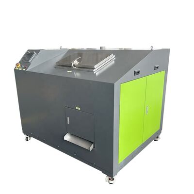 Máquina de compostaje de residuos alimentarios de control PLC totalmente automática con material SUS303+Q235B y 6.5KW de potencia