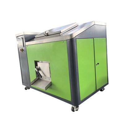 6kw de potencia 80KG/D Capacidad de control PLC totalmente automático Máquina de compostaje de residuos alimentarios para el compostador de residuos orgánicos