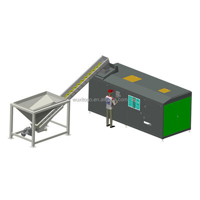 Compostador de residuos orgánicos totalmente automático con capacidad de procesamiento de 1000 kg/día, ciclo de 24 horas y material SUS304 para el tratamiento de residuos industriales de alimentos