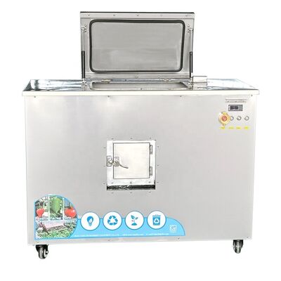 Compostador automático de residuos alimentarios de 50 kg/d con desodorización por fermentación para la gestión de residuos de cocina