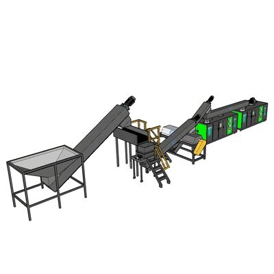 Potencia personalizada Ciclo de procesamiento de 24 horas Control PLC totalmente automático Gran capacidad Sistema de compostaje de residuos alimentarios Residuos microbianos