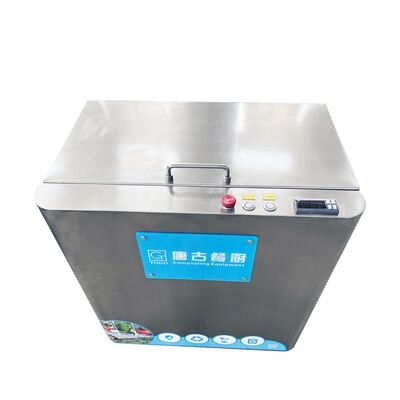 Caja de madera Dispositor de residuos alimentarios eléctricos totalmente automático Equipo de rodamiento núcleo 10KGD filtro de aire compostador doméstico