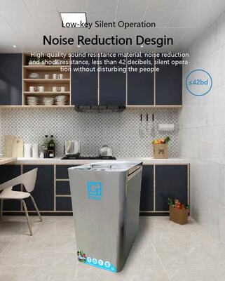 Compostador de residuos orgánicos de cocina automático de acero inoxidable TOGO TG-CC-5 para uso doméstico Clase Eficiencia Energética Silenciador