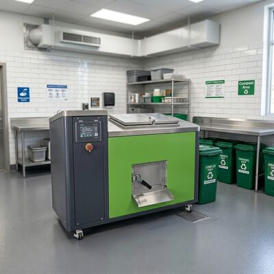 TOGO 80KG/D Dispositor comercial de residuos alimentarios con control PLC totalmente automático para fermentación y desodorización