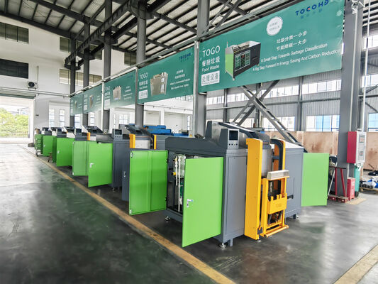 TOGO 80KG/D Dispositor comercial de residuos alimentarios con control PLC totalmente automático para fermentación y desodorización