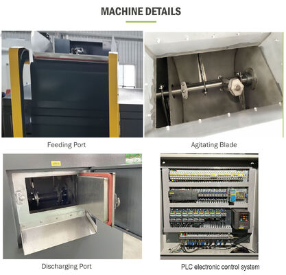 TOGO TG-CC-200S Dispositor de residuos alimentarios de 200 kg/día con funcionamiento inodoro y máquina de compostaje de residuos de cocina controlada por PLC