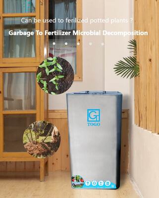 TOGO Compostaje eléctrico de residuos alimentarios de acero inoxidable para cocinas con alimentación por lotes para el hogar-TG-CC-5